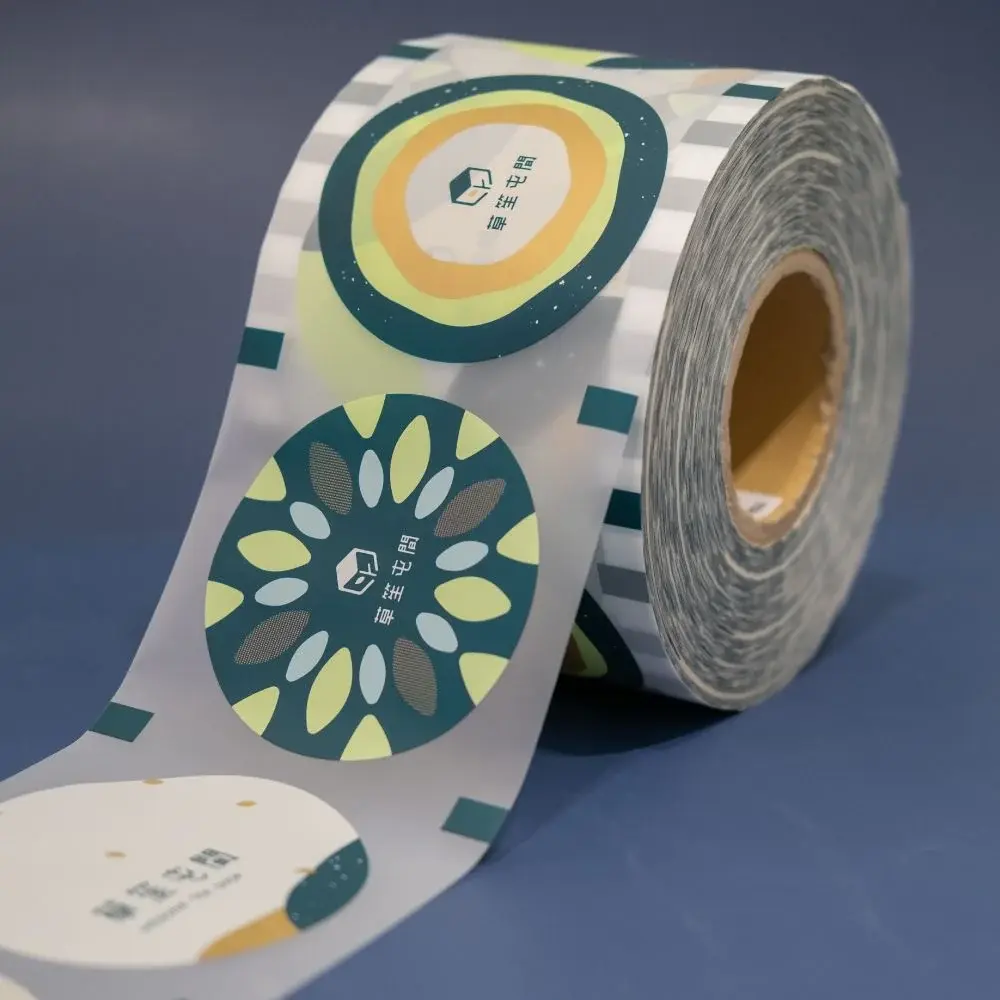 Film adhésif coloré personnalisé pour gobelets avec graphismes uniques