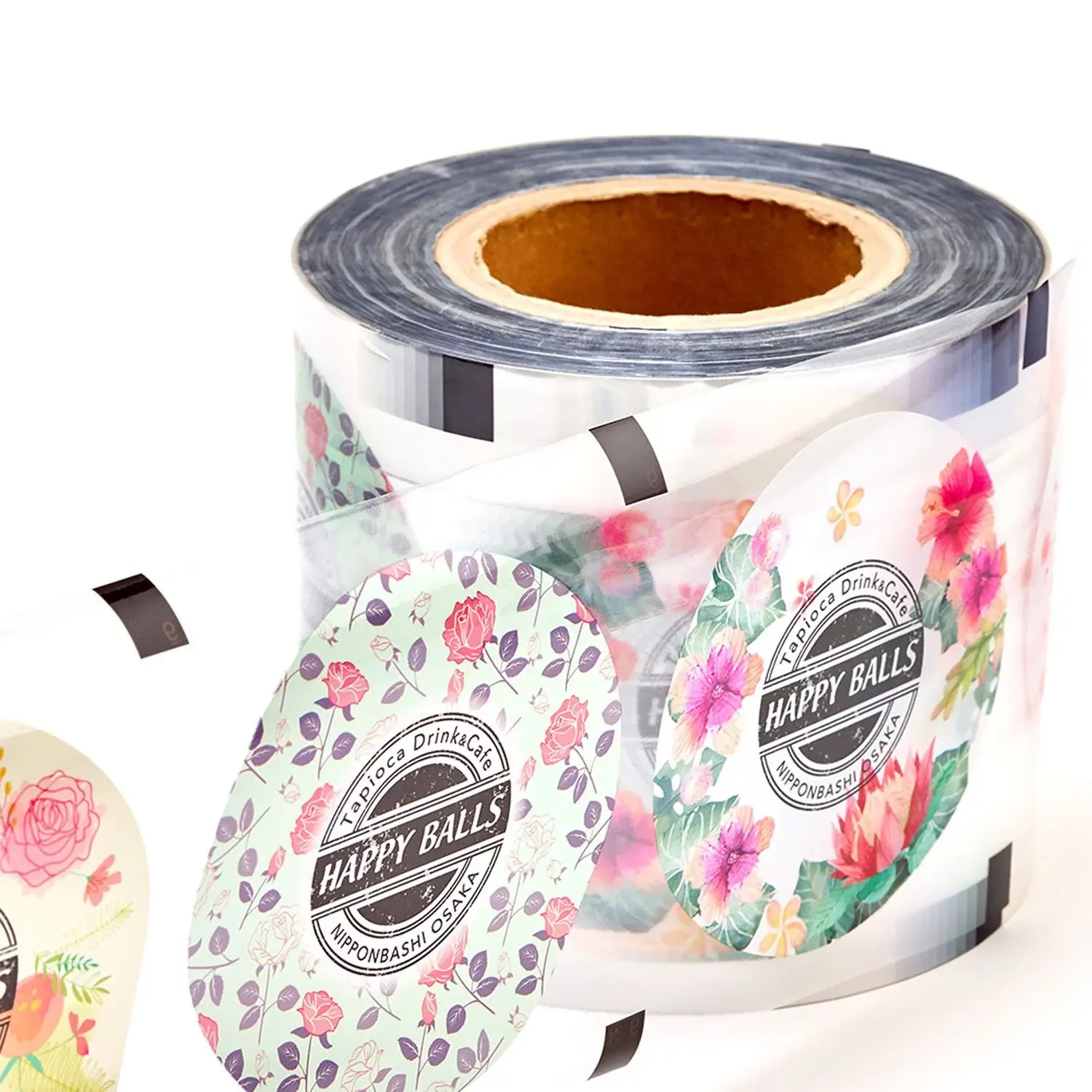 Film personnalisé au design minimaliste pour boissons