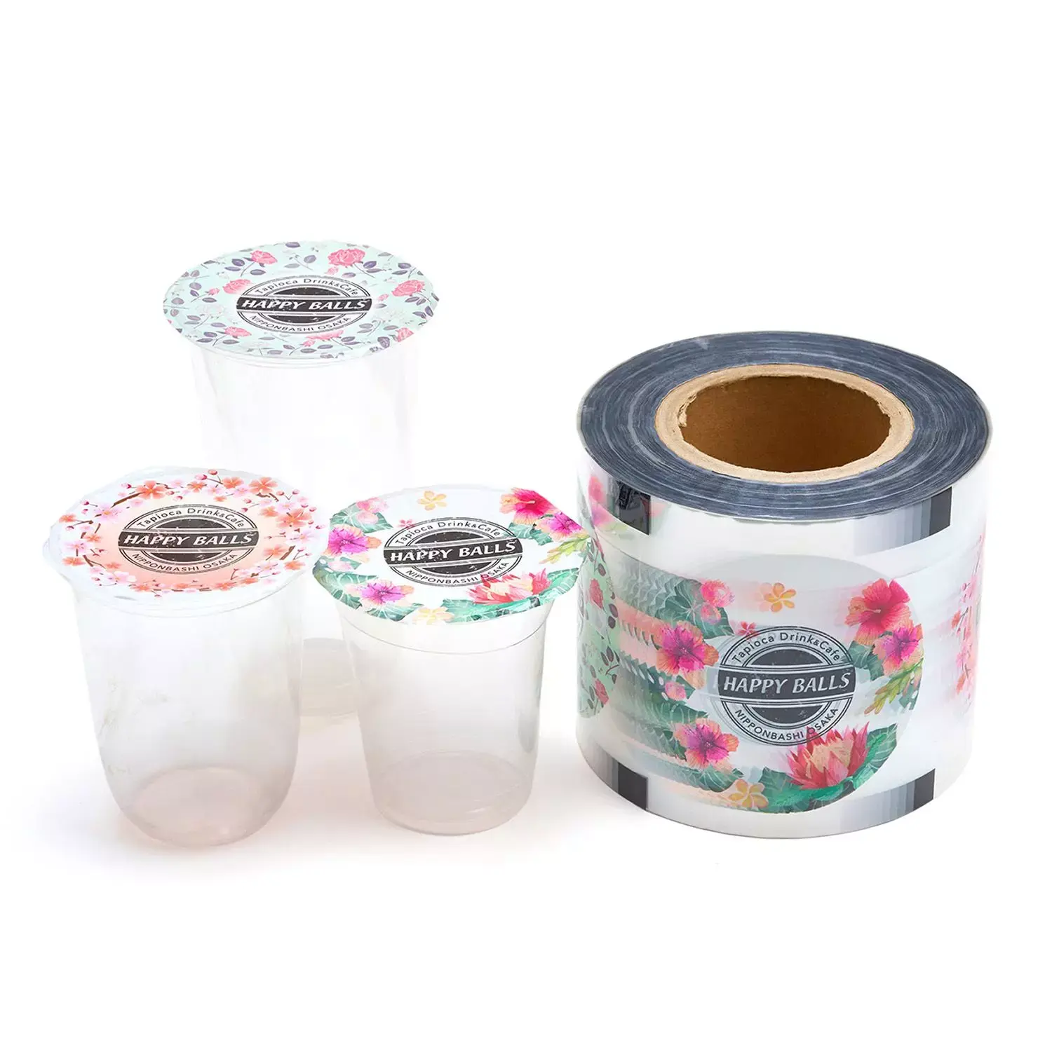 Film imprimé personnalisé pour bar à jus