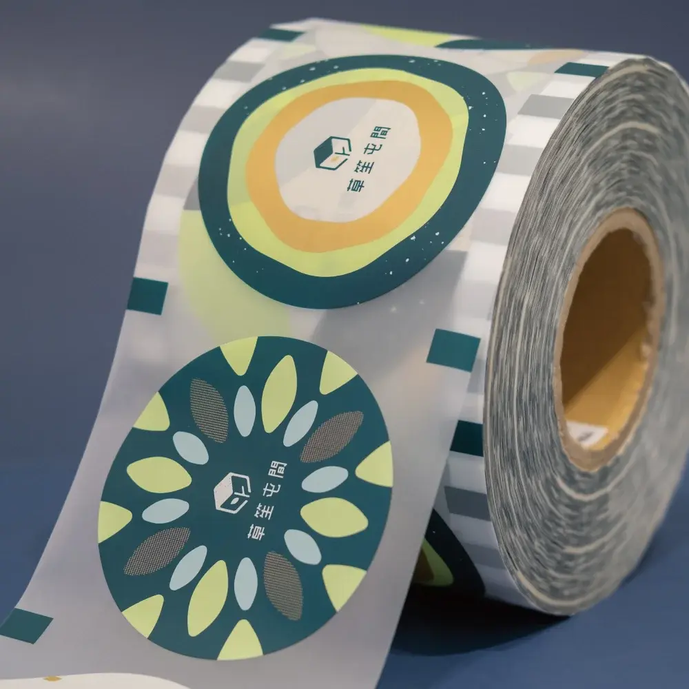 Film de scellage pour pots de yaourt avec illustrations personnalisées